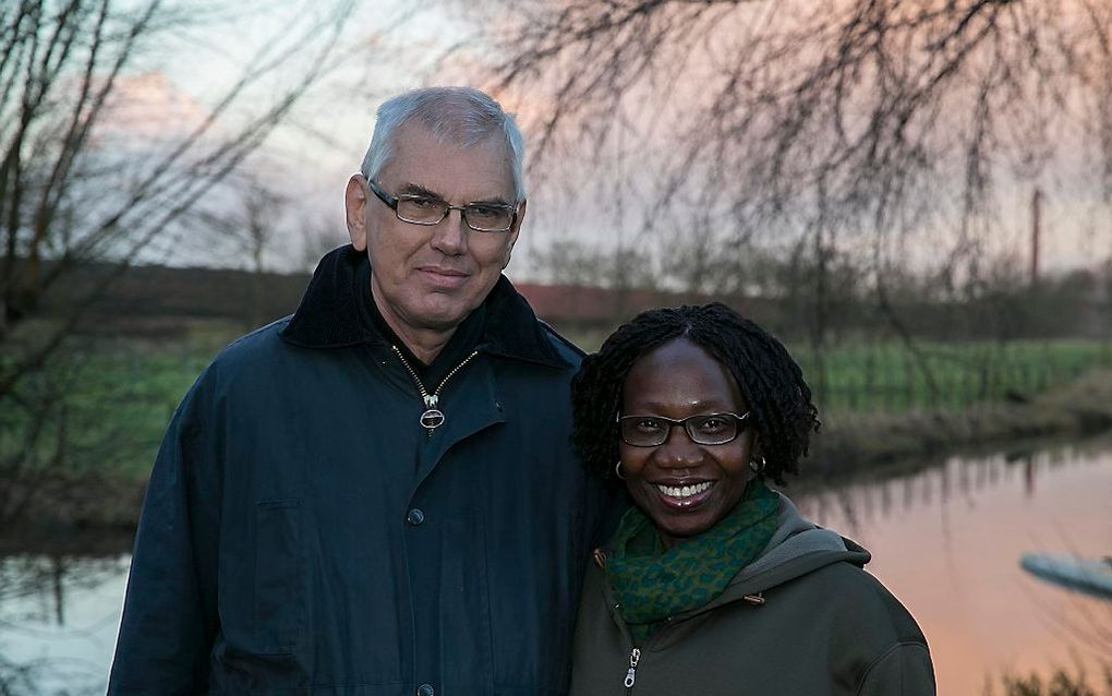 Wim en Cathy Groenendijk uit Juba, Zuid-Sudan. beeld Martin Droog