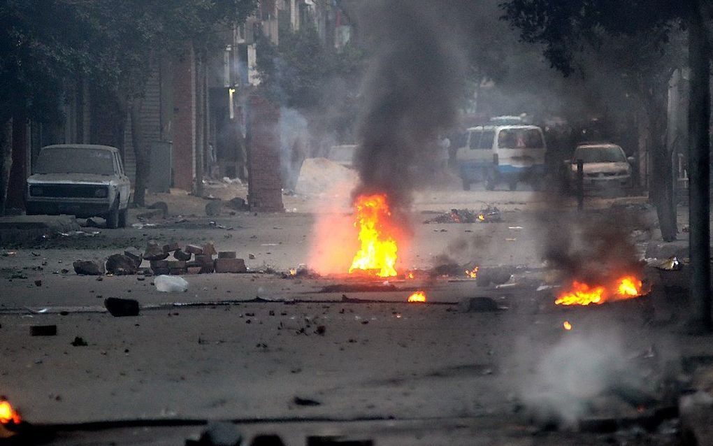 Rellen in Caïro, vorige week. Foto AFP