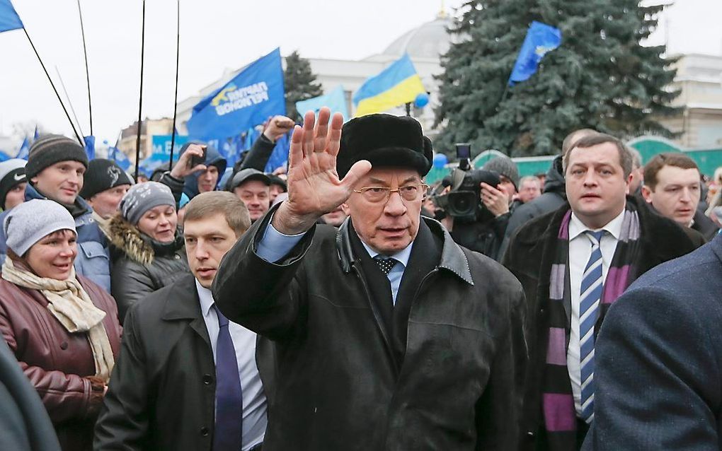 Azarov (m.). beeld EPA