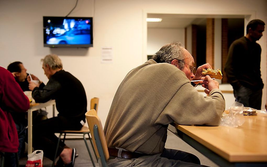 Dak- en thuislozen hoeven de komende dagen de nacht niet bibberend in de kou door te brengen. beeld ANP