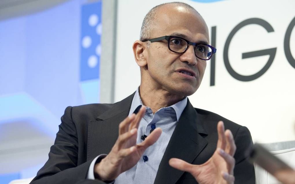 De Indiër Satya Nadella wordt de nieuwe baas van Microsoft. beeld Pinar Ozger