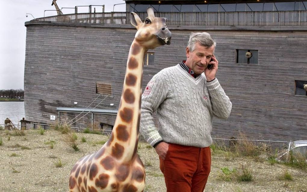 Johan Huibers wil met zijn ark naar Israël. beeld Dirk Hol