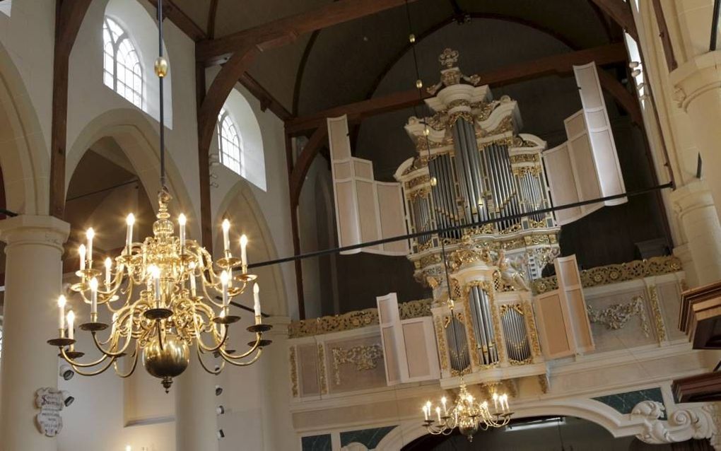 Het orgel in de Waalse Kerk Amsterdam. Beeld RD, Anton Dommerholt