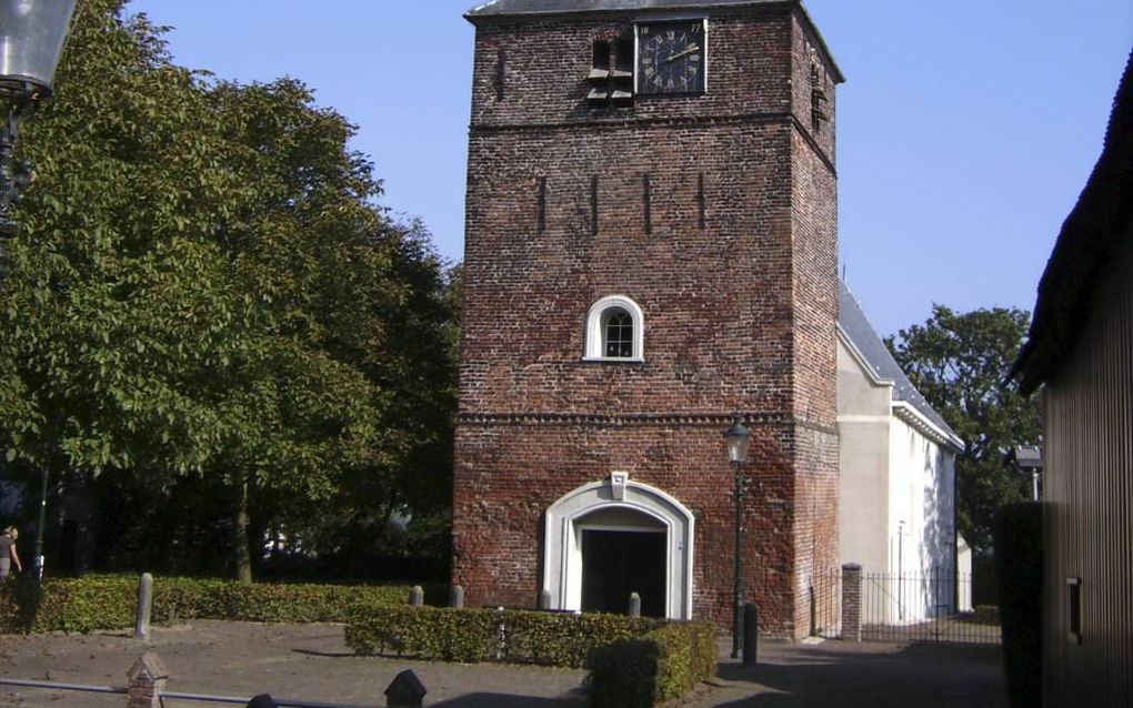 De toren in Uitwijk. beeld Wikimedia