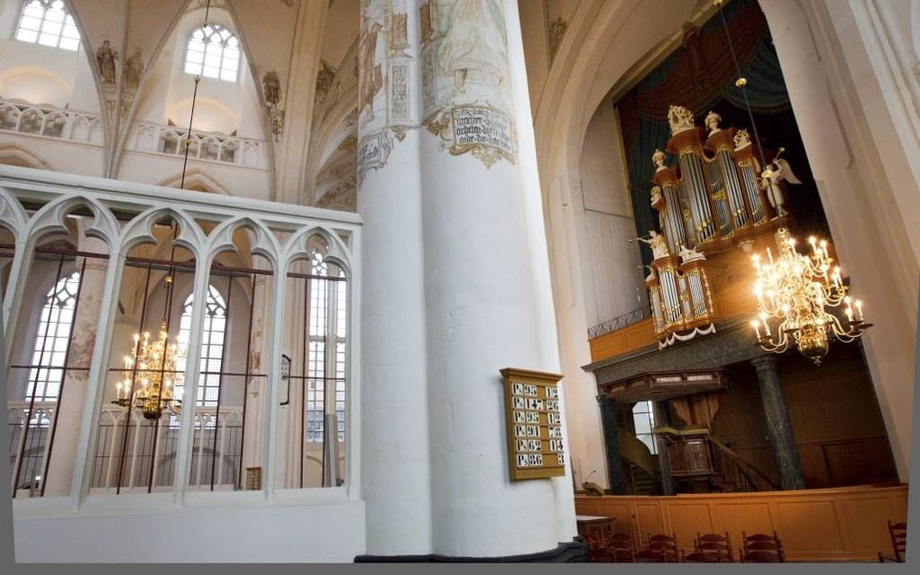 De Grote Kerk in Harderwijk bevat een reeks zestiende-eeuwse schilderingen die rond 1970 werden herontdekt. beeld RD, Anton Dommerholt