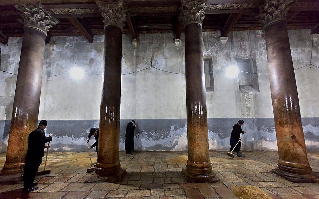 De Geboortekerk in Bethlehem. Beeld EPA