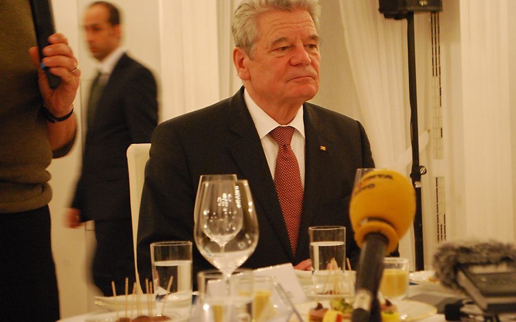 President Joachim Gauck: „Ik weet wat ongerechtigheid is.” Beeld Bertus Bouwman