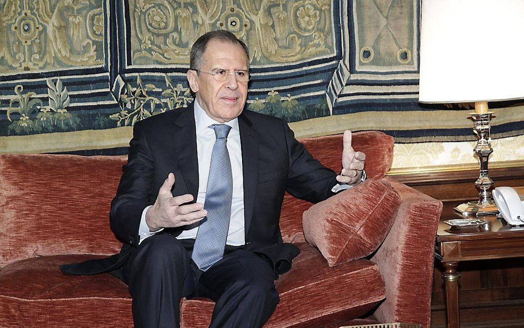 Lavrov. beeld EPA