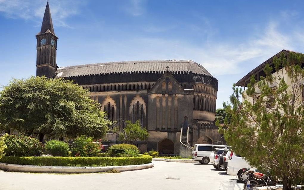 De anglicaanse Christ Church in Stonetown, de hoofdstad van Zanzibar. De kerk was recent doelwit van een aanslag. Beeld Wikimedia