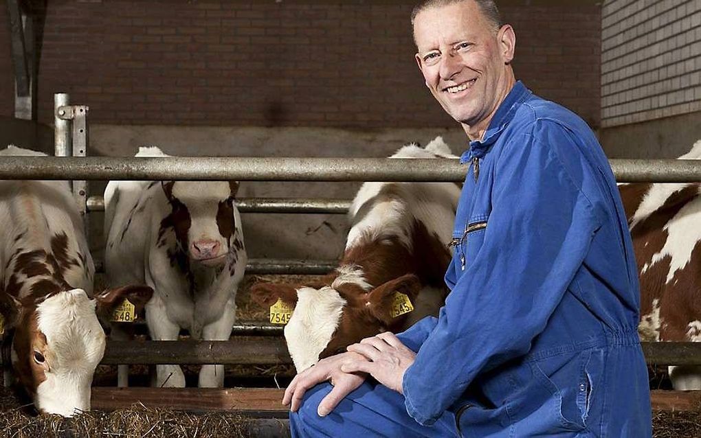 OMMEN. Voorzitter Dick van der Horst van CGMV agrariërs vindt dat een boer zijn opvolger niet te lang voor de voeten moet lopen. beeld CGMV/Norbert Bosman