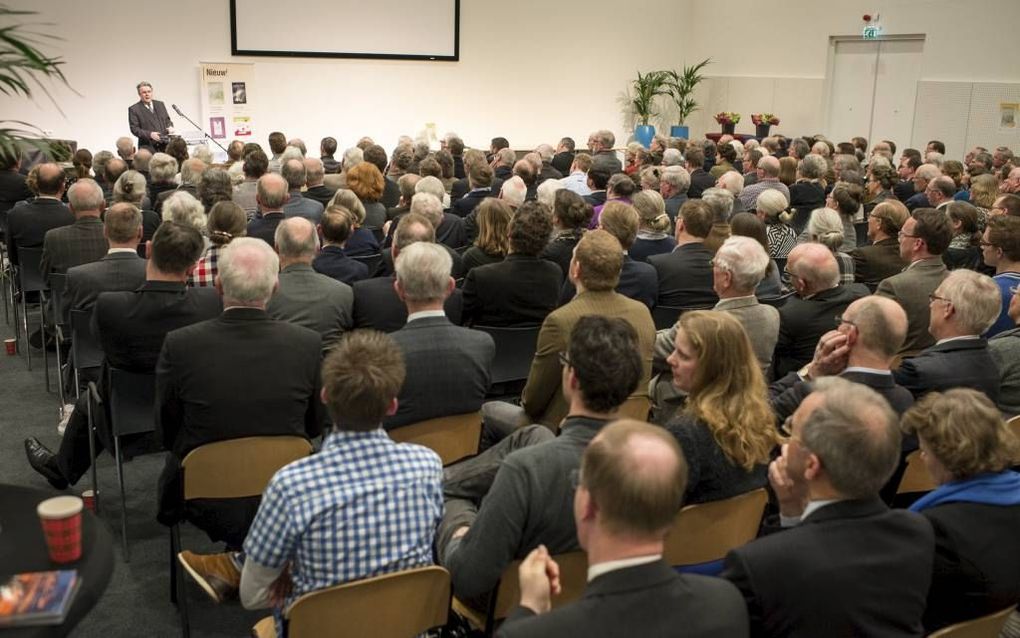 Het symposium De waarde van oud goud had plaats in de congreszaal van Driestar Educatief. Beeld Niek Stam