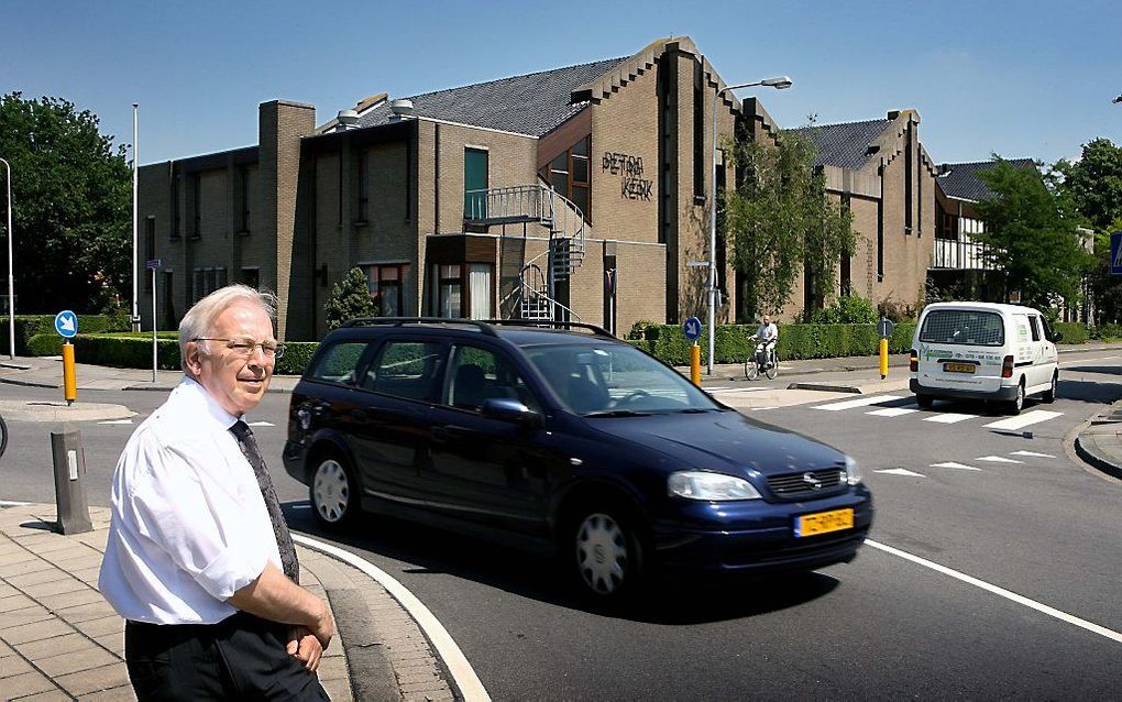 Het huidige kerkgebouw van de gereformeerde gemeente te Hendrik-Ido-Ambacht. Beeld RD, Henk Visscher