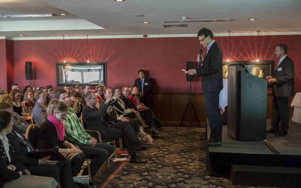 Symposium van de Reformatorische Oudervereniging in Vianen.                  Beeld Erik Kottier