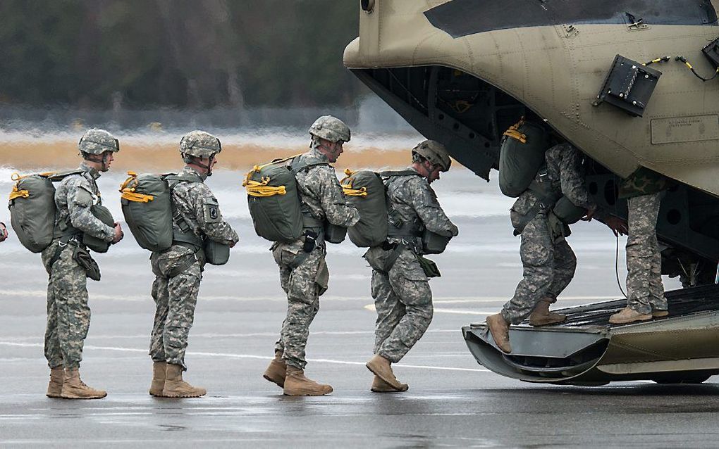 Amerikaanse militairen in Duitsland. beeld EPA