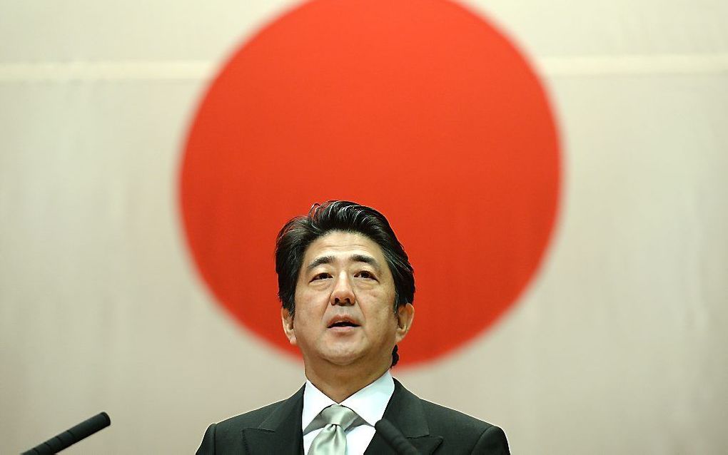 Shinzo Abe. beeld AFP