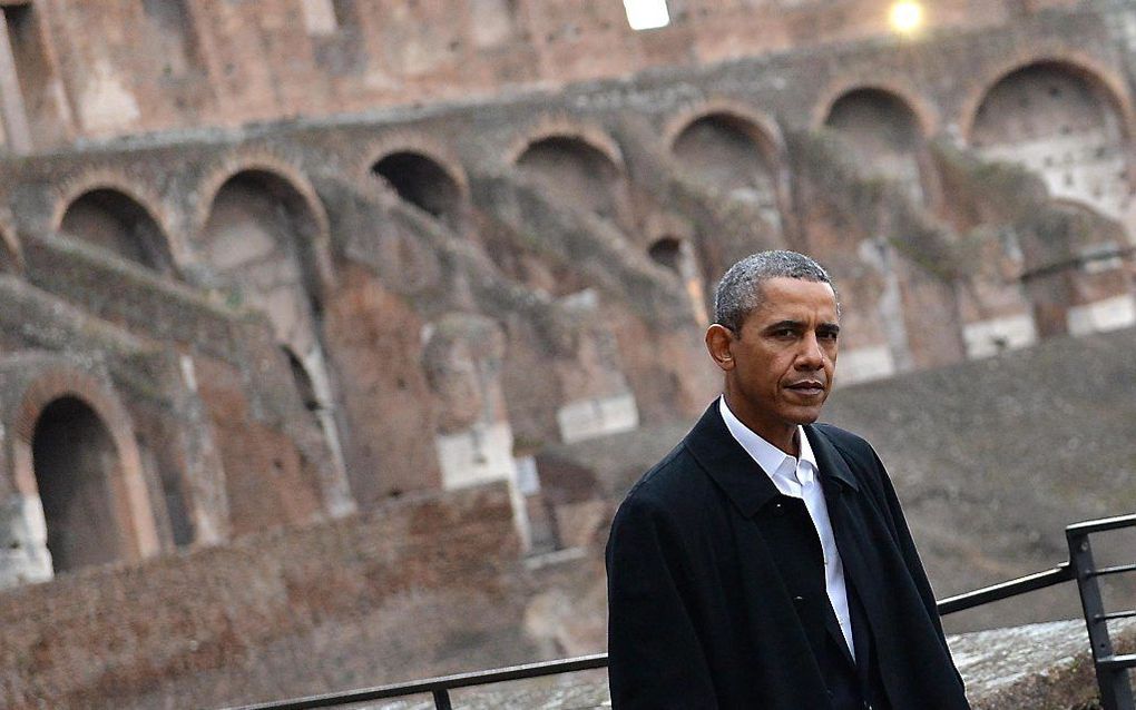 De Amerikaanse president Obama. beeld EPA