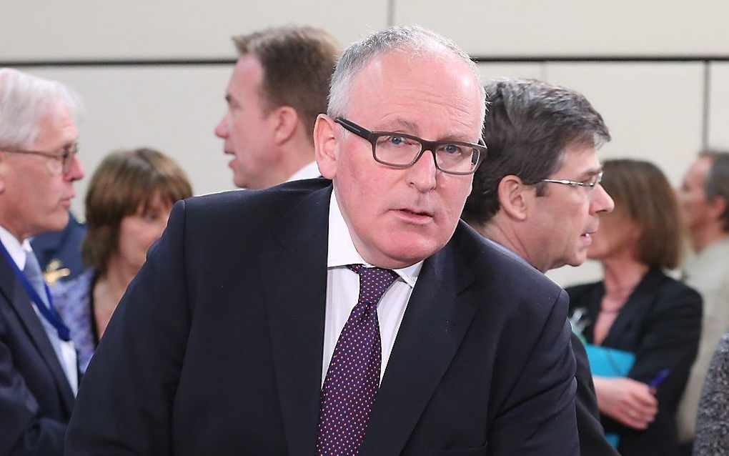 Minister Timmermans. beeld EPA