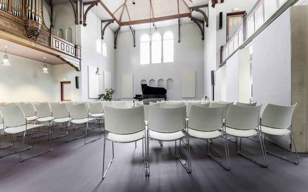 Interieur van de Noorderkerk in Ede. Beeld Eskes Media / Edesche Concertzaal