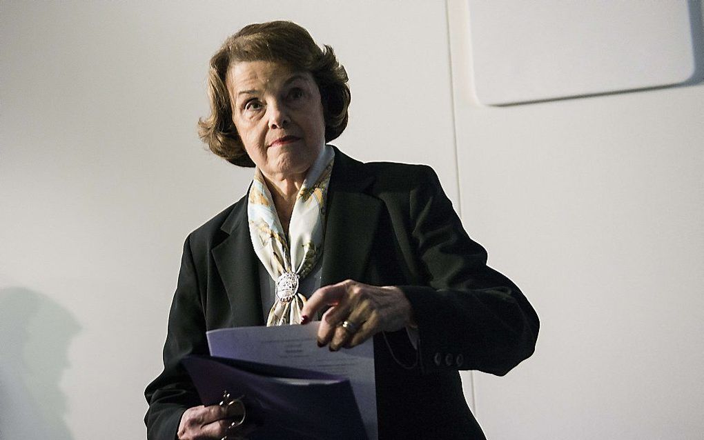 De Amerikaanse senator Dianne Feinstein. beeld AFP