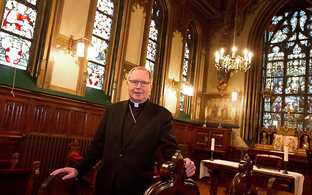 De priesteropleiding verhuist weer naar Utrecht. Eerder was kritiek op kardinaal Eijk (foto) om de opleiding in de Domstad te sluiten.  beeld RD, Anton Dommerholt