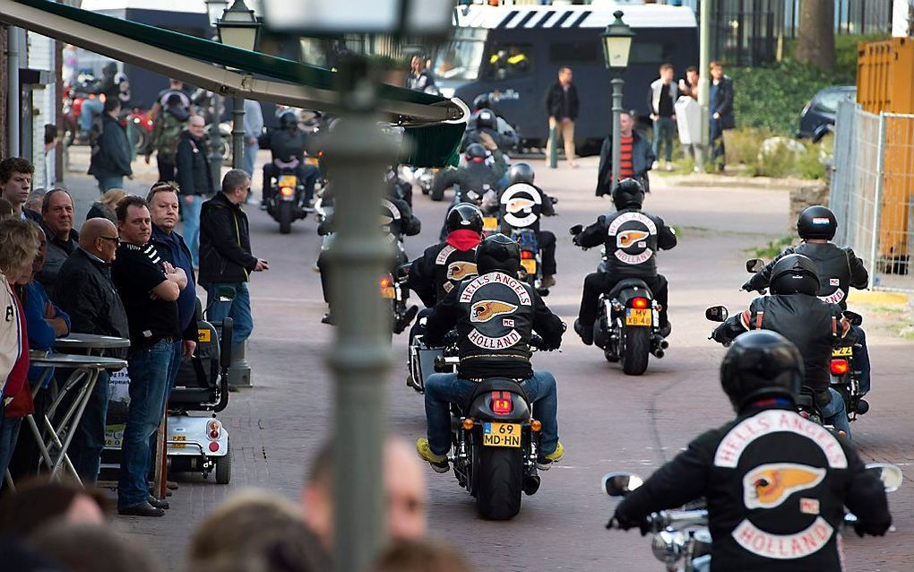 Hells Angels in Sittard. beeld ANP