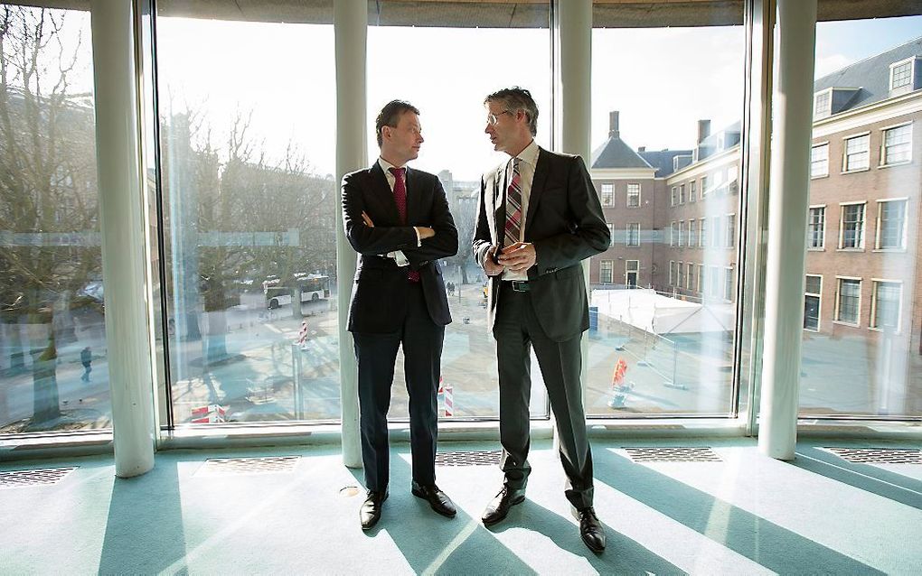 Slob en Zijlstra (VVD). Foto ANP