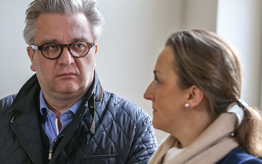 Prins Laurent en zijn vrouw prinses Claire. beeld EPA