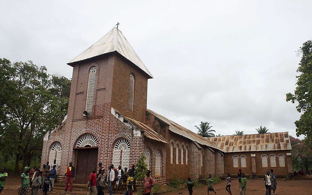 Een kerk in CAR. Foto AFP