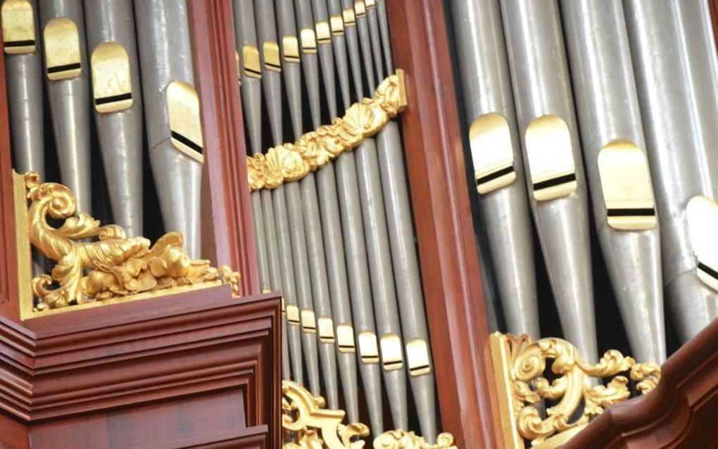 Detail van het Müllerorgel in de Haarlemse Bavo. Foto Gert de Looze