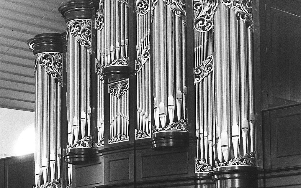 Het Mense Ruiterorgel in Enter. Foto hervormde kerk Enter.