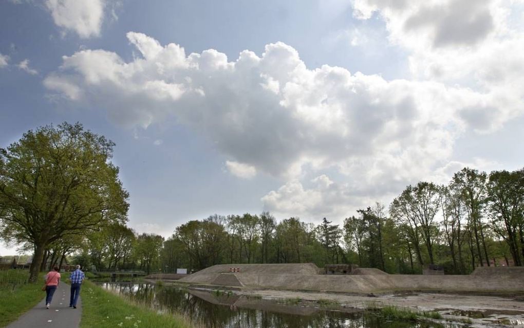 De Post van Lambalgen, een onderdeel van een linie die in 1793 de Fransen moest tegenhouden. Het vestingwerk is onlangs hersteld.  beeld RD, Anton Dommerholt