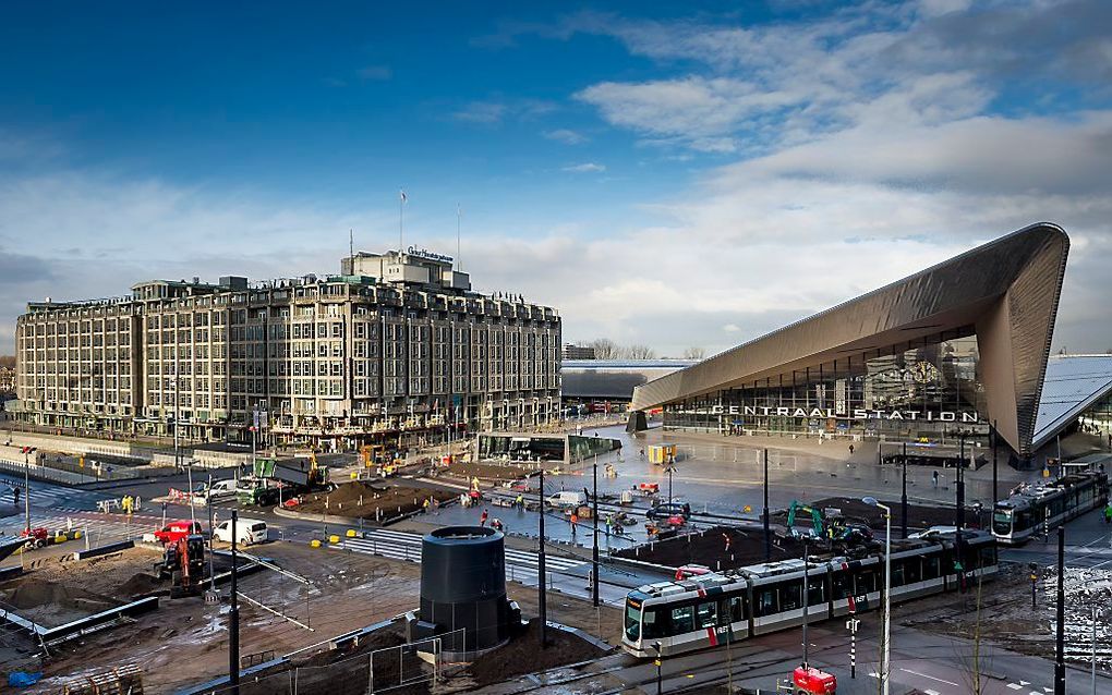 Rotterdam, het nieuwe Centraal Station. Foto ANP