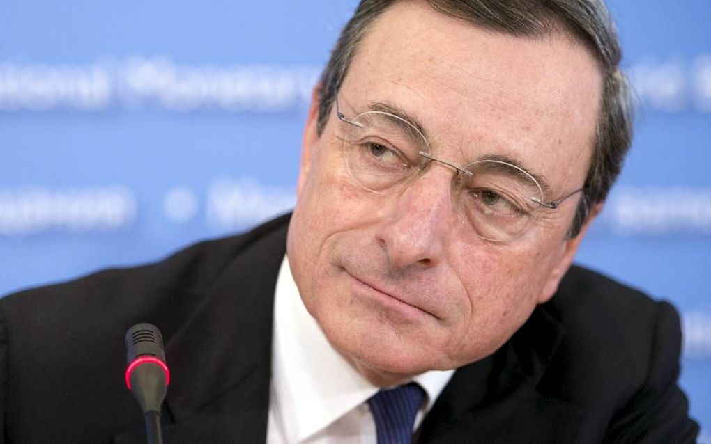 ECB-president Draghi. beeld EPA