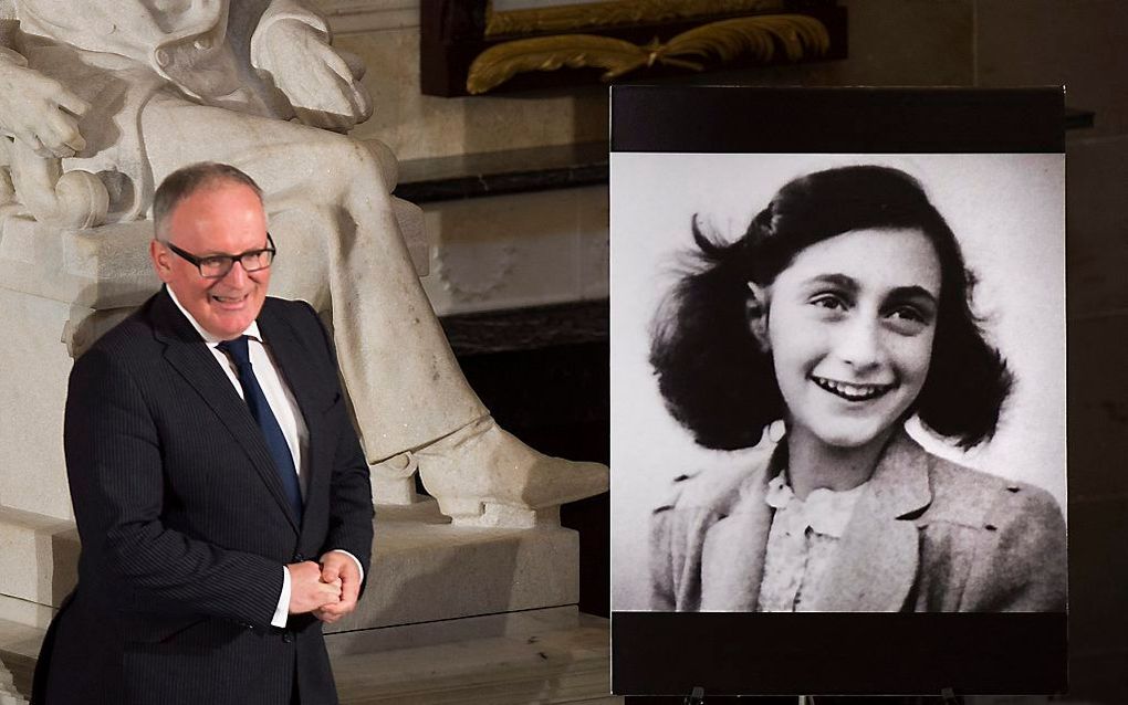 Timmermans in het Capitool. Foto EPA