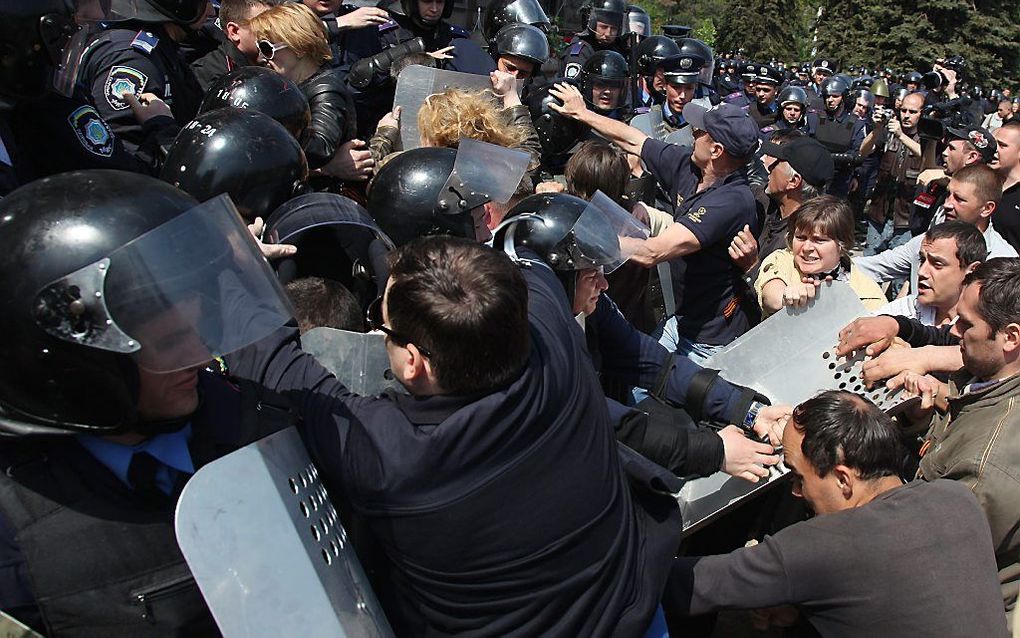 Odessa, zaterdag. beeld AFP