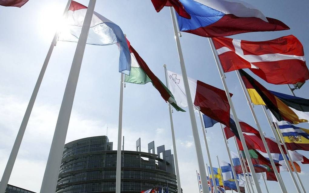 De vergaderplaats van het Europees Parlement in Straatsburg ligt al jaren onder vuur. beeld EPA