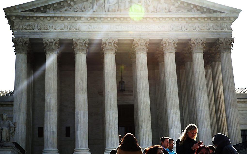 Het Federaal Hooggerechtshof in Washington. Foto AFP