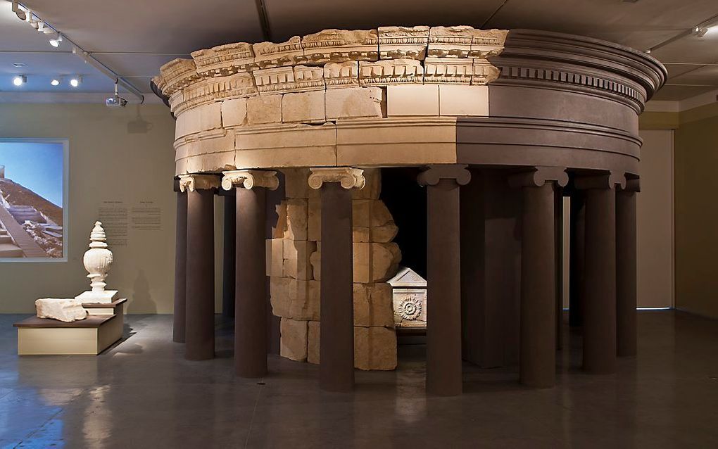 In het Israël Museum was tot begin dit jaar een replica van het mausoleum van Herodes de Grote te zien.  beeld Israël Museum