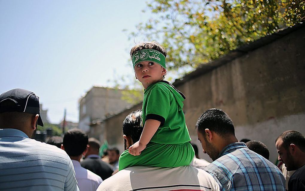 Kinderen worden door Hamas al vroeg aangezet tot Jodenhaat. beeld EPA