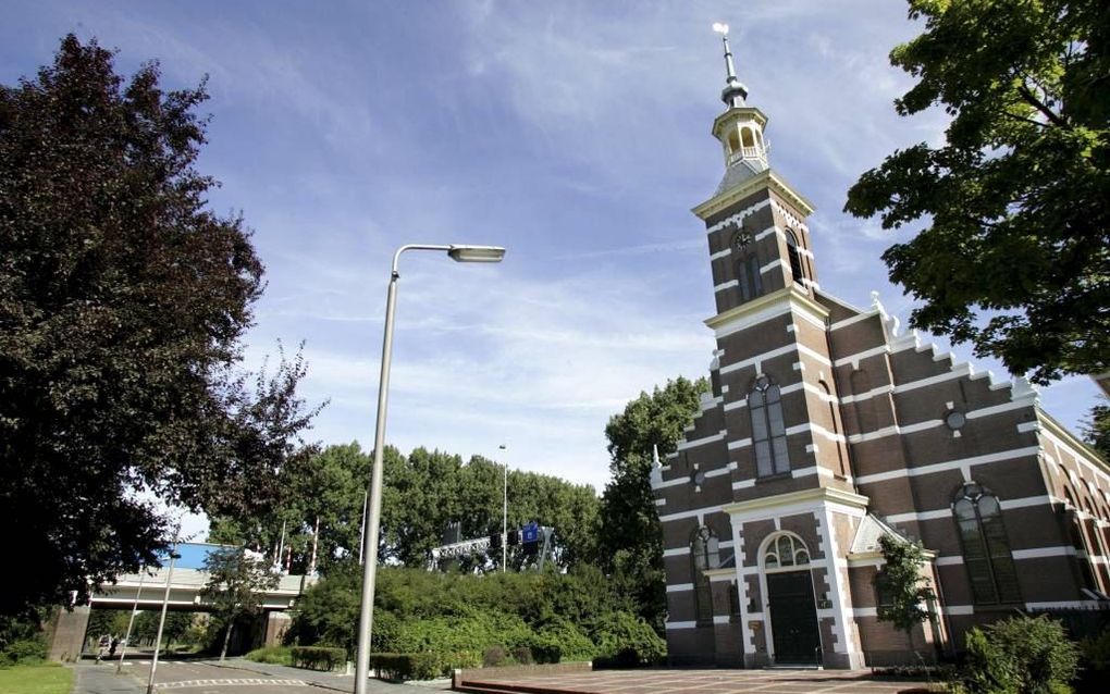 Het kerkverband van de Gereformeerde Gemeenten telt bijna 107.000 leden Op de foto: de kerk te Leiderdorp. beeld RD, Anton Dommerholt