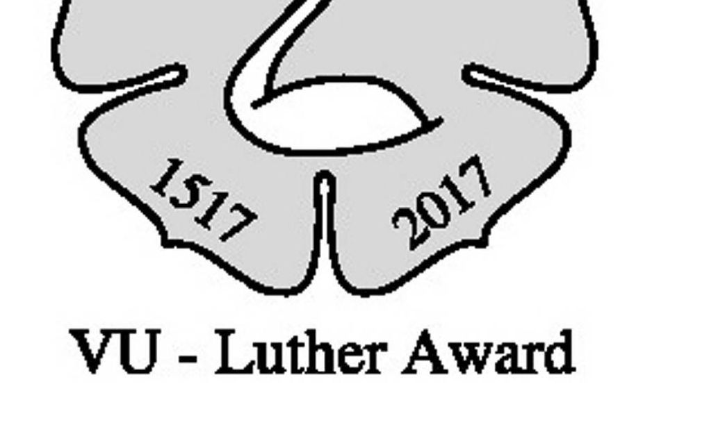 Het logo van de VU-Luther Award.