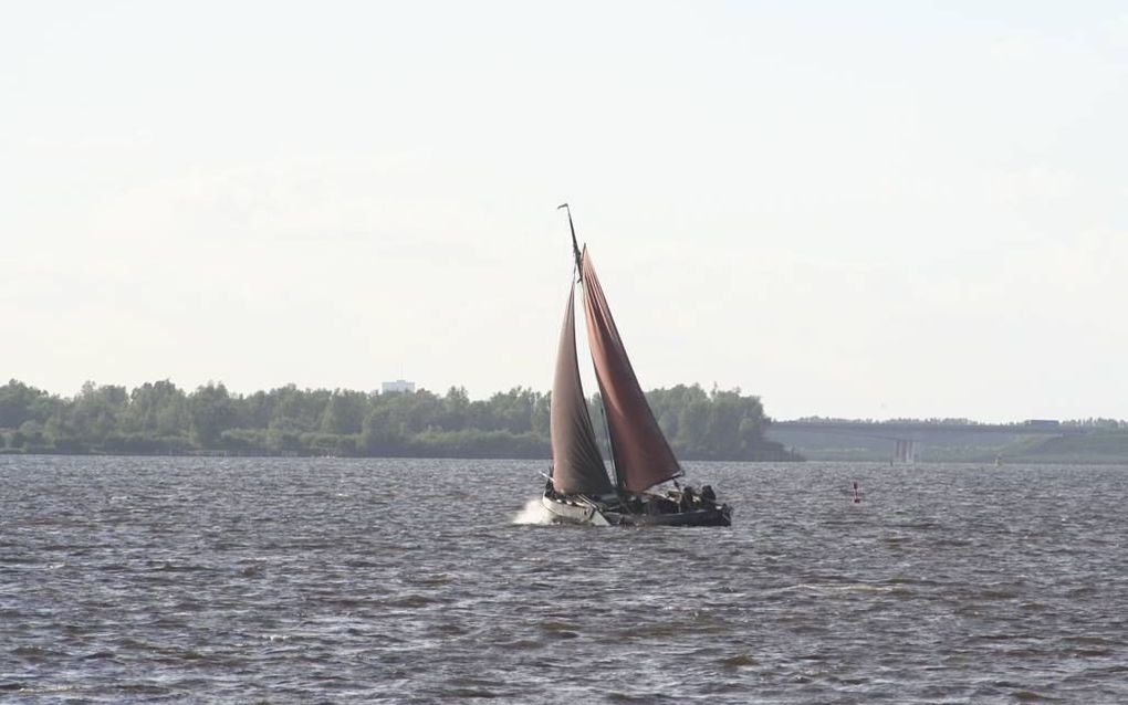 De bottervloot van Spakenburg vaart ieder jaar uit voor een competitie. beeld André Bijl