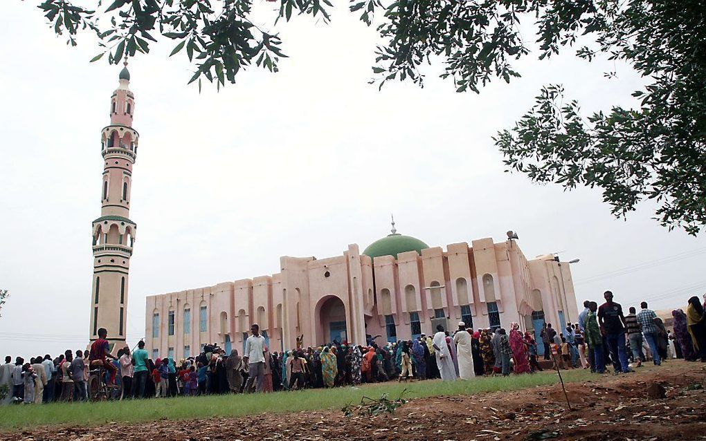 Moskee in de Sudanese hoofdstad Khartoum. Foto AFP