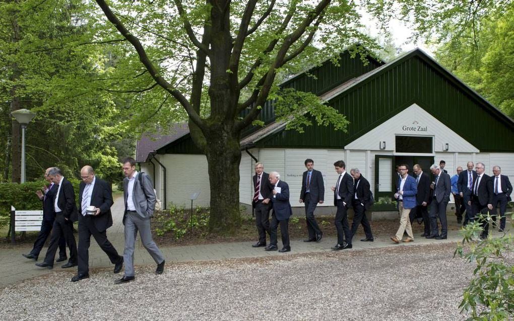 ELSPEET. De Gereformeerde Bond in de Protestantse Kerk in Nederland belegde gisteren en vandaag een predikantenconferentie over het avondmaal. beeld RD, Anton Dommerholt