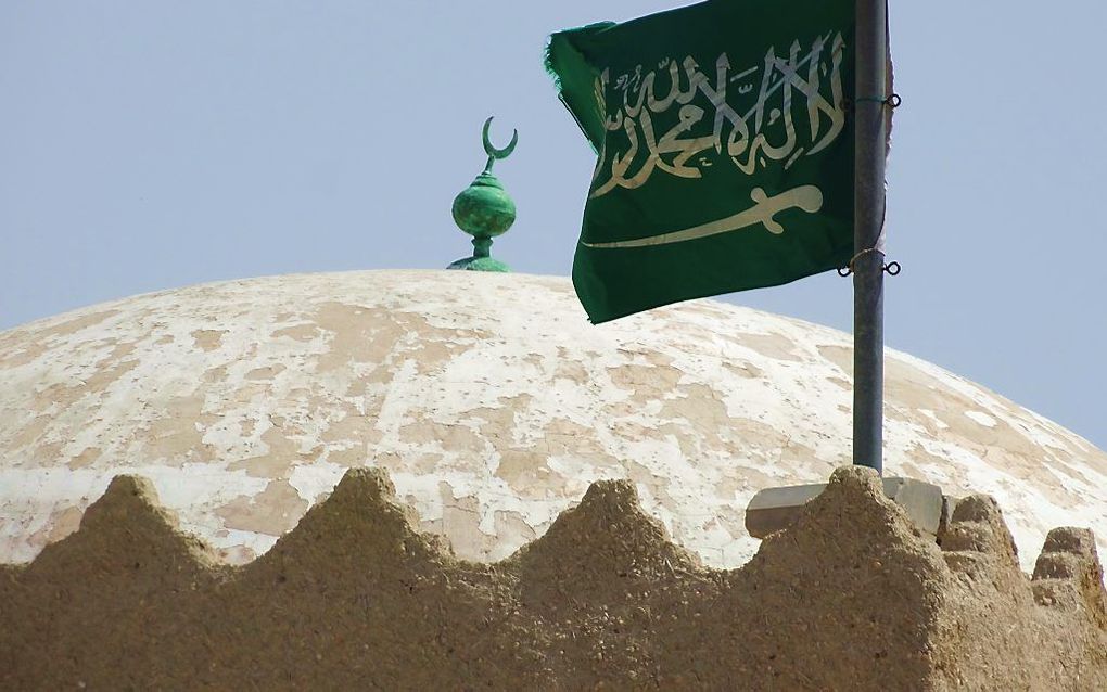 De Saudische vlag. beeld RD