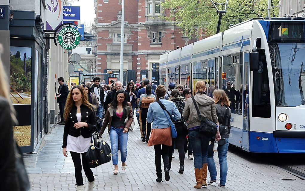 Reformatorische jongeren vinden de boze buitenwereld wel meevallen. foto ANP