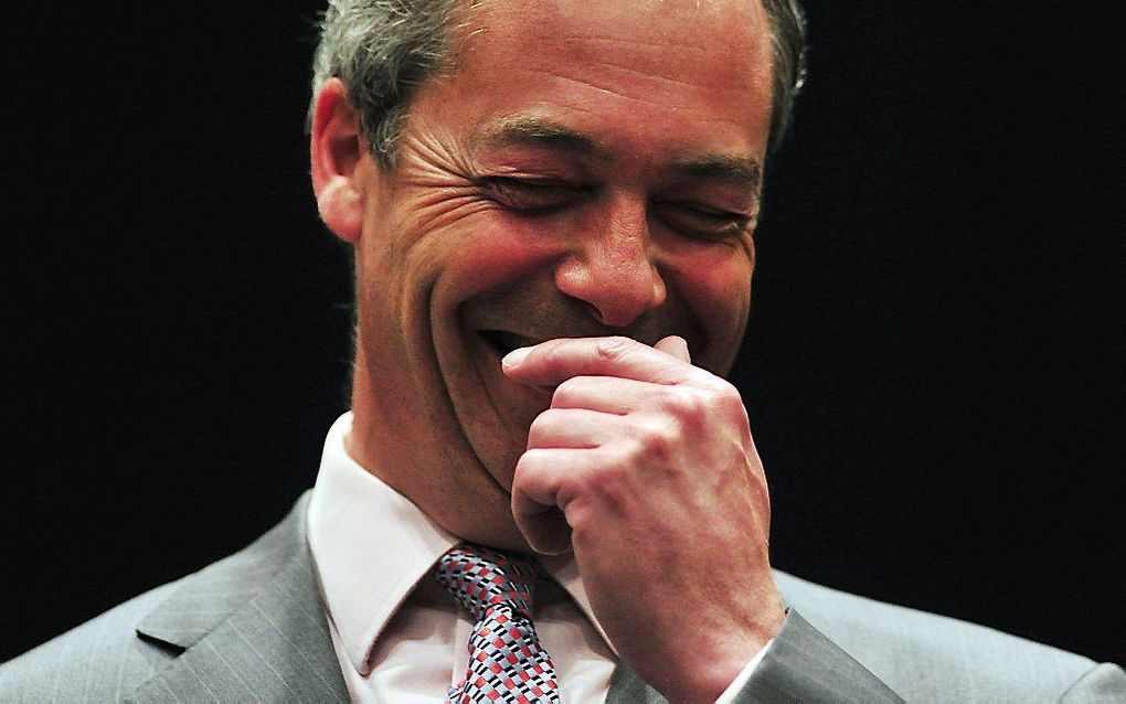 UKIP-leider Nigel Farage. beeld AFP