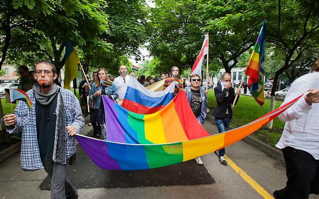 Gaypride in Modavië, beeld ANP