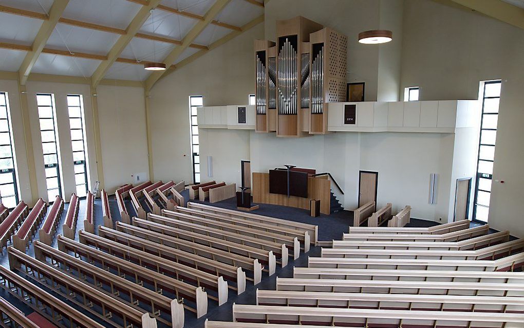 De nieuwe kerk van de gereformeerde gemeente in Nederland te Ochten. Foto RD, Anton Dommerholt