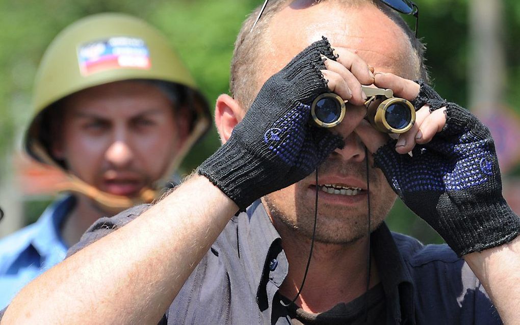 Pro-Russische militanten in Oekraïne. beeld AFP